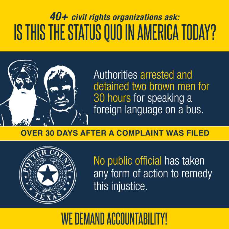40 Civil Rights Organizations Demand Accountability in Texas Profiling