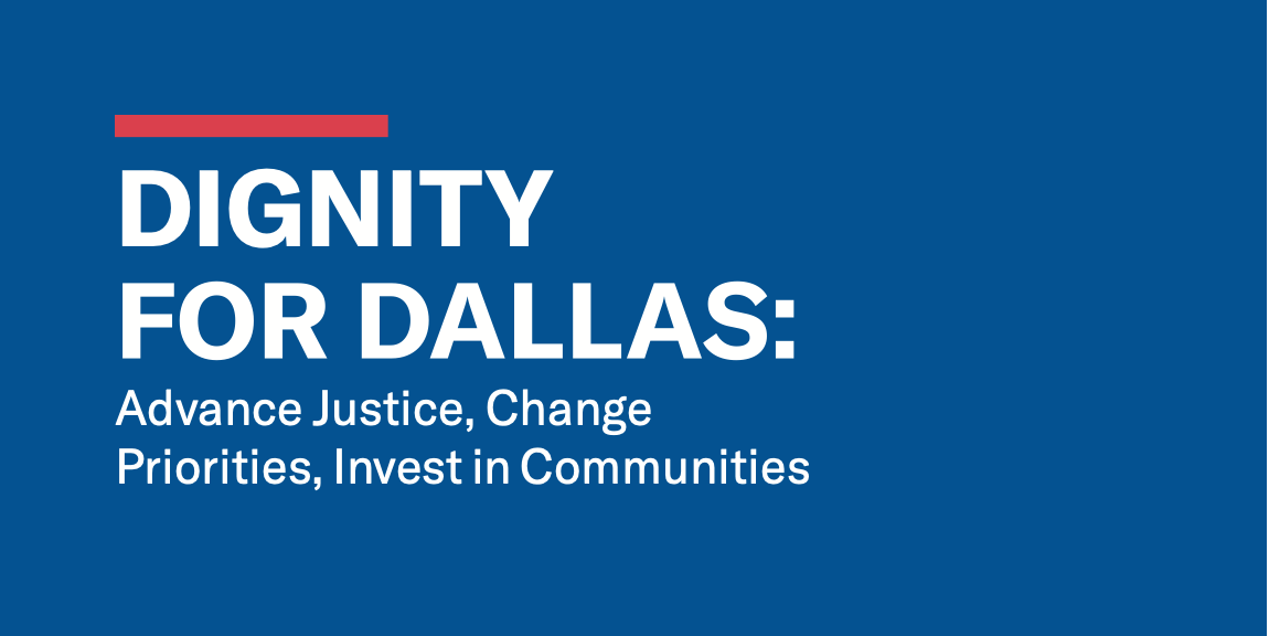 Dignity for Dallas report graphic