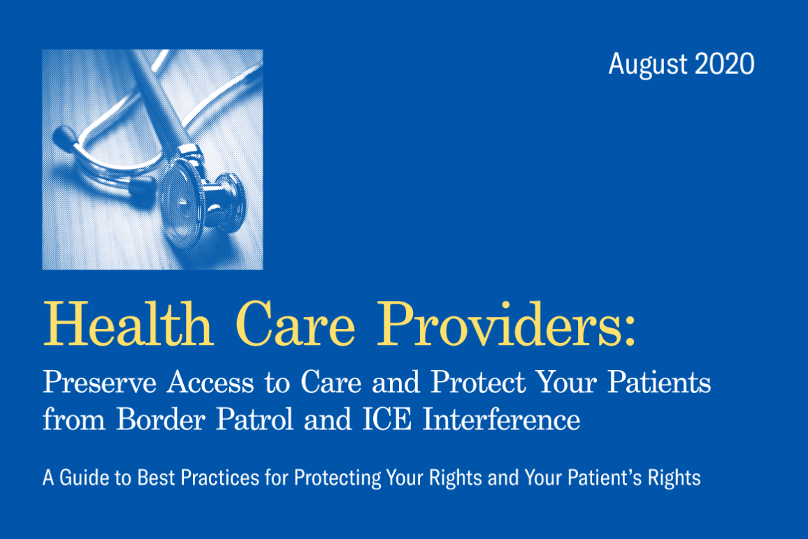 Healthcare Providers Hospital Guide CBP ICE