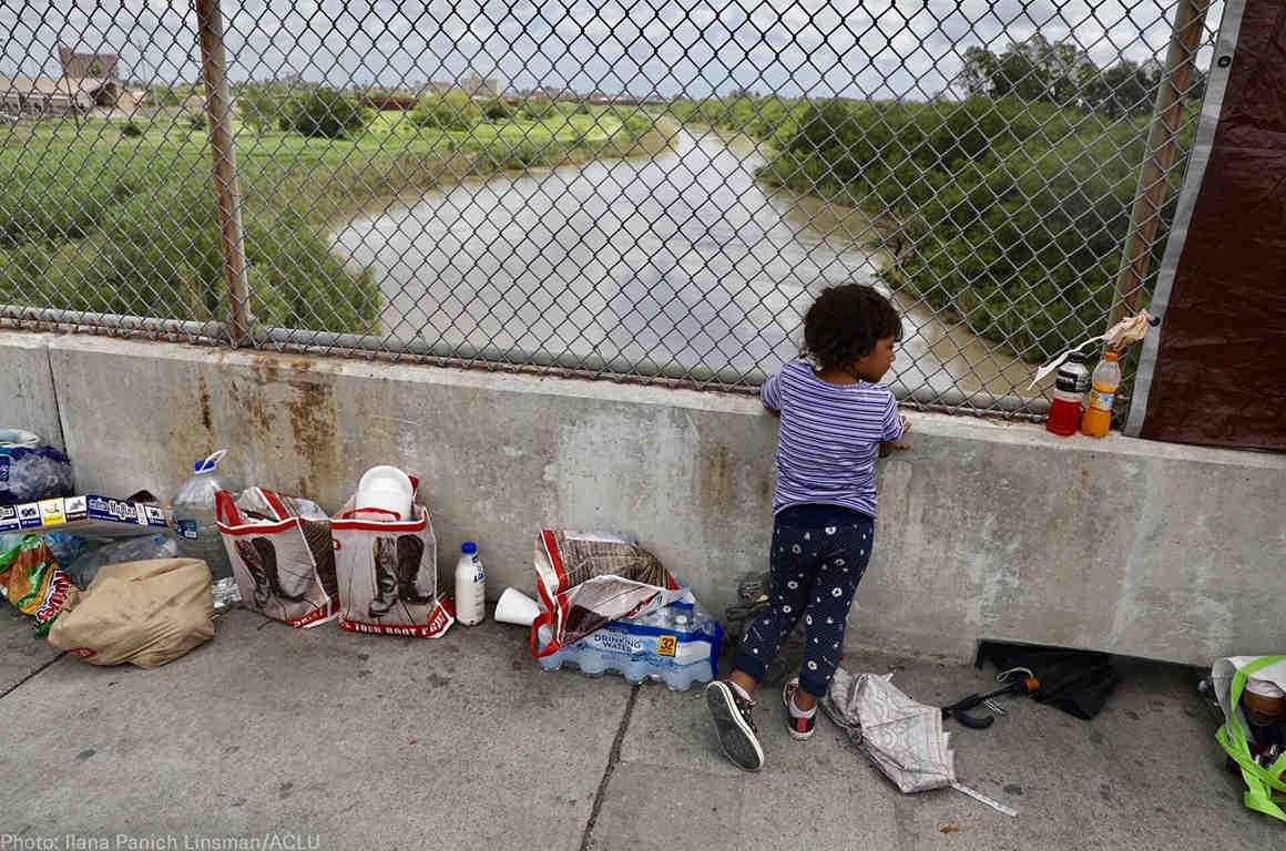 minor at border bridge