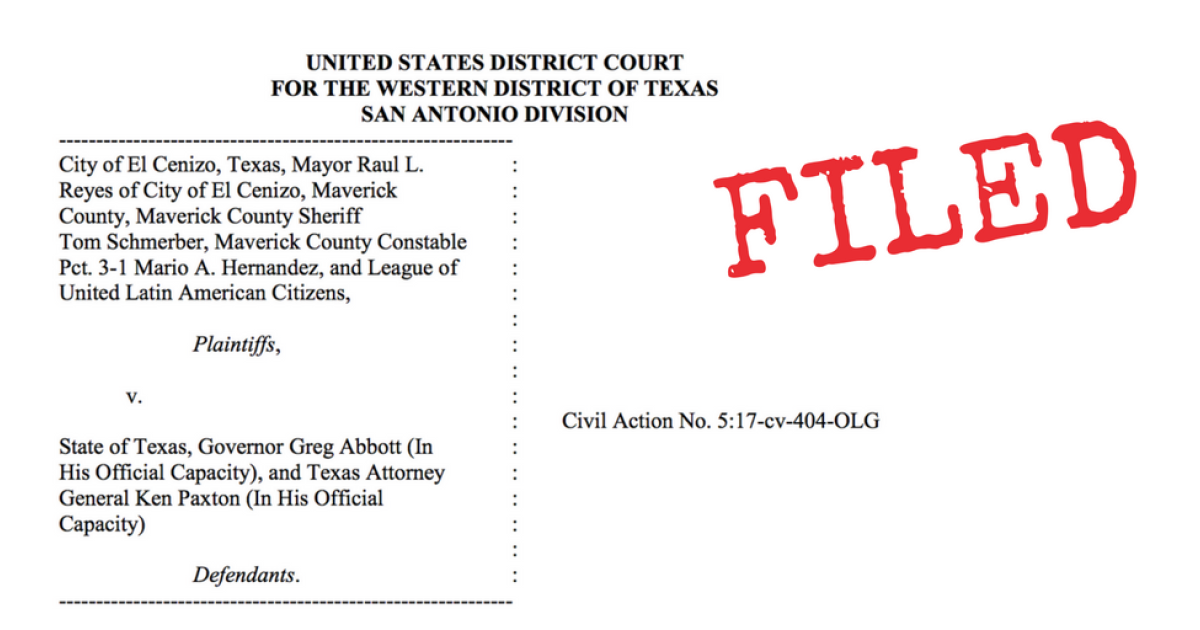 ACLU Takes Legal Action to Block AntiImmigrant Texas Senate Bill 4