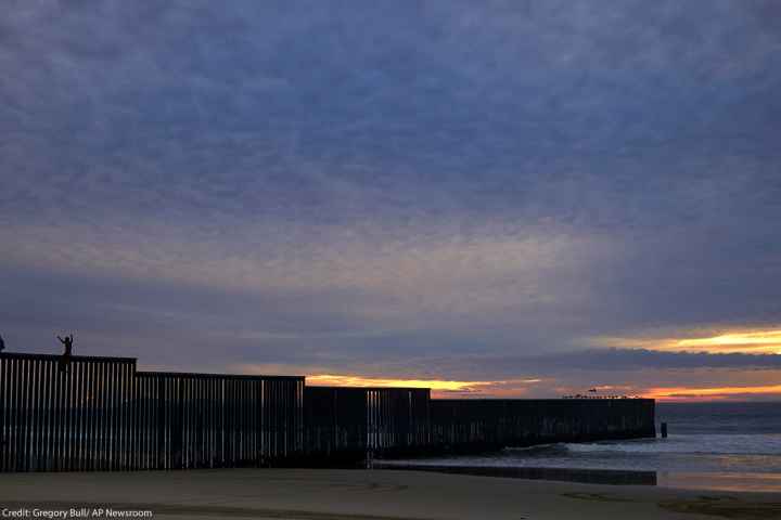 The U.S.-Mexico border.