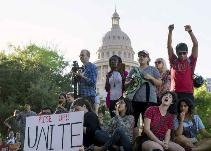 sb4 rally in San Antonio