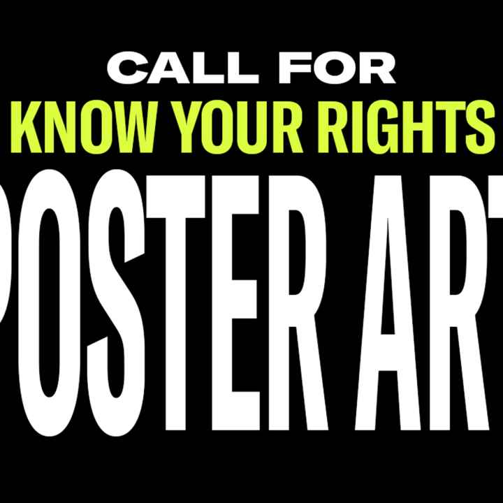 Call for Know Your Rights poster art