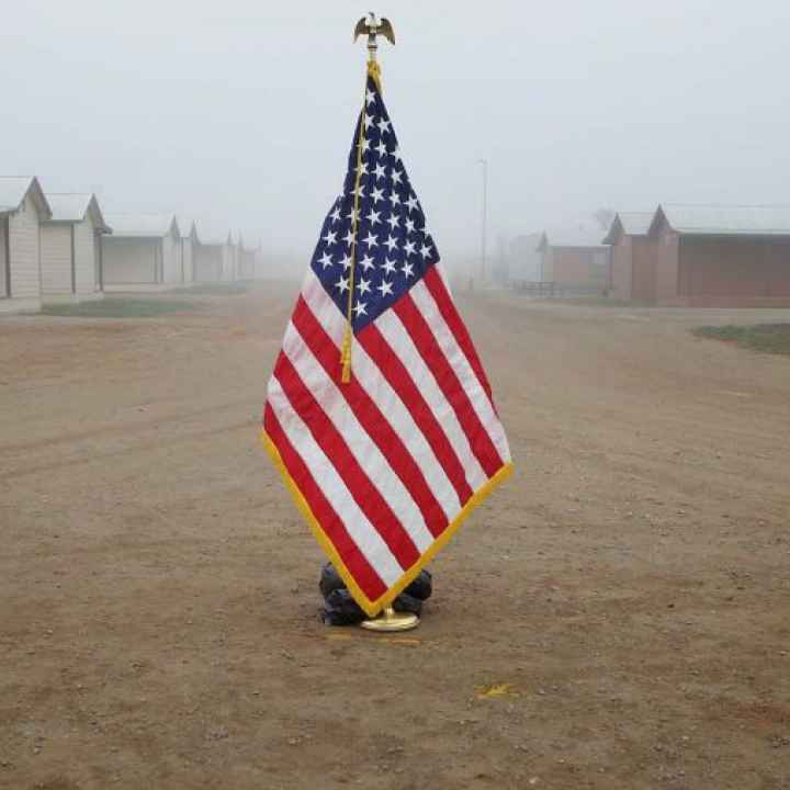Dilley camp flag