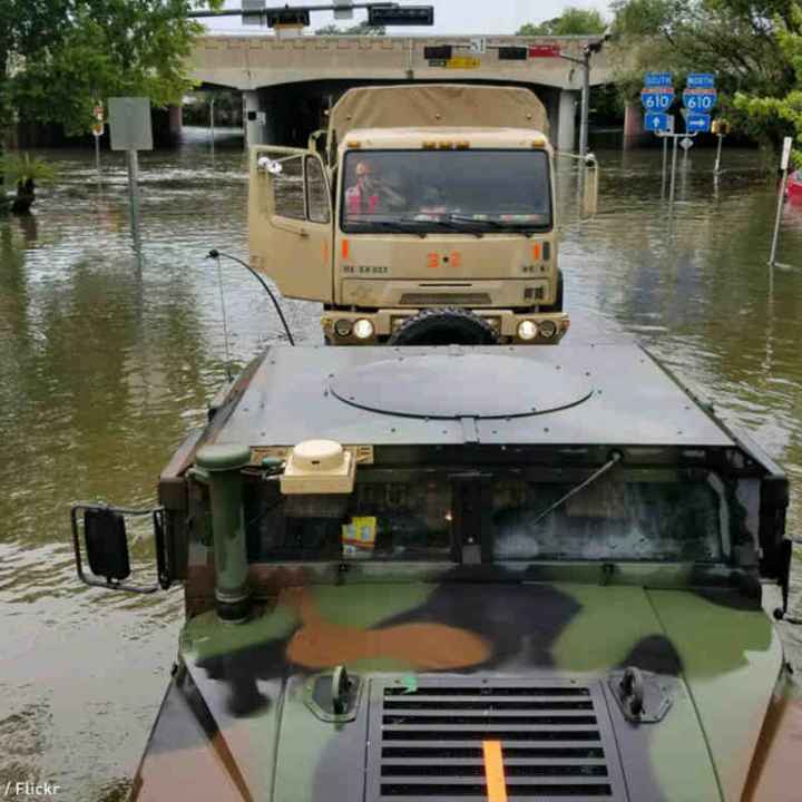 Rescue efforts during national disaster
