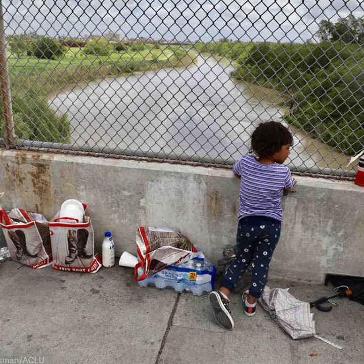 minor at border bridge
