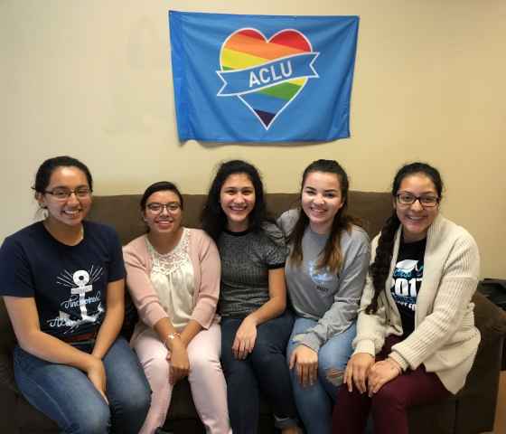 High school volunteers